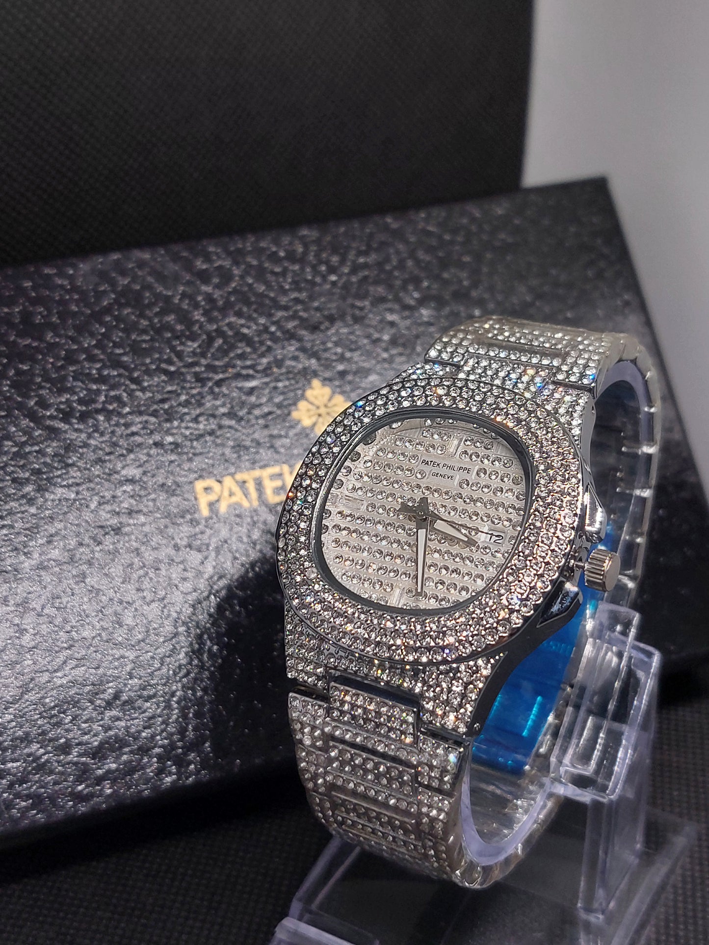 Iced-Out Patek Philippe - Unmatched Luxury and Elegance