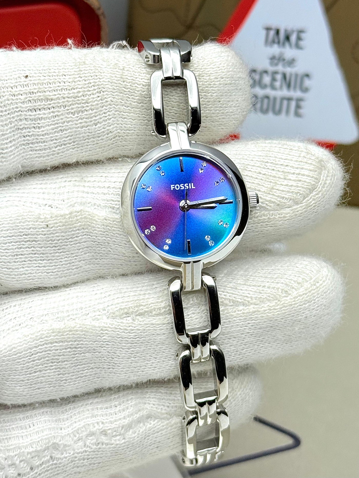 💜💙💚  Fossil Kerrigan Two-Tone Stainless Steel Ladies Watch