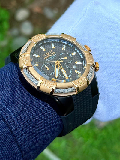 ⬛🟨 Invicta Bolt Men Model 25687- Men's Watch Quartz || 52mm