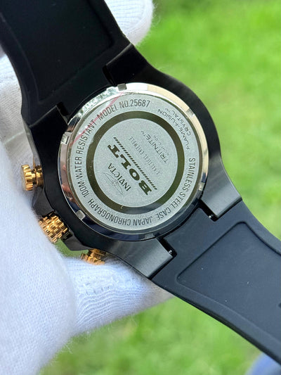 ⬛🟨 Invicta Bolt Men Model 25687- Men's Watch Quartz || 52mm