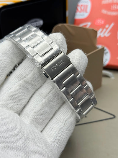 🟦🔲FOSSIL Gold Tone Everett Three-Hand Stainless Steel Quartz Watch