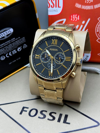 Fossil Men’s Gold-Tone Multifunction Watch