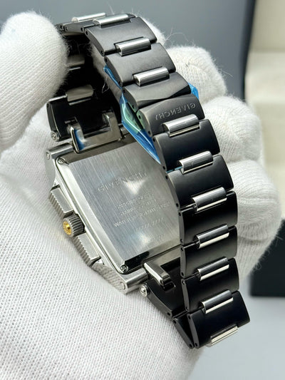 Original GIVENCY SEVEN Chronograph Men's Stainless Steel Quartz Watch