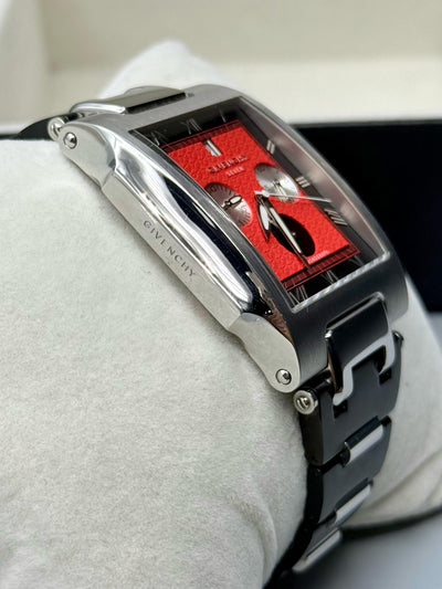 Original GIVENCY SEVEN Chronograph Men's Stainless Steel Quartz Watch