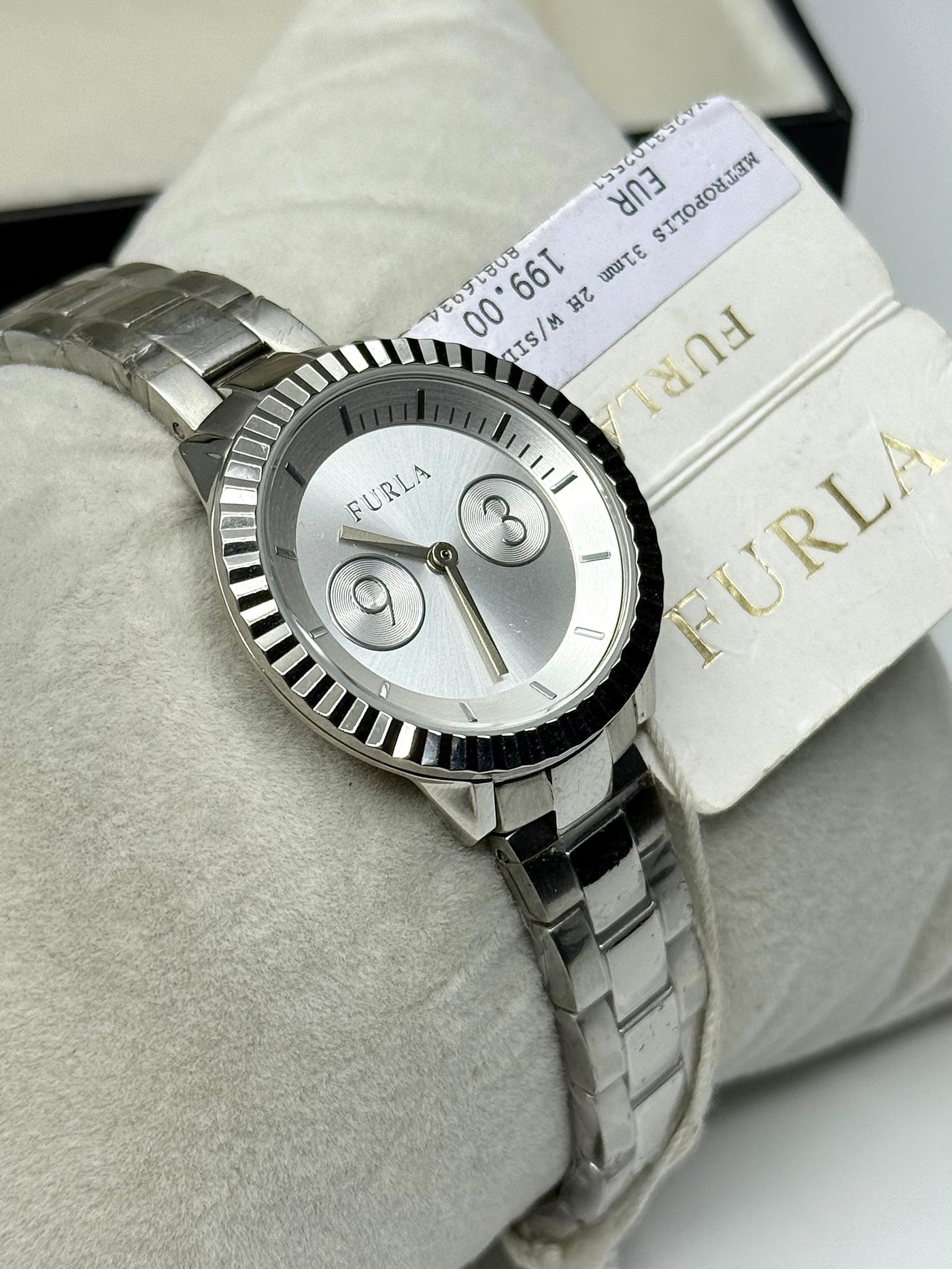 Furla Metropolis Silver Tone Women's Watch
