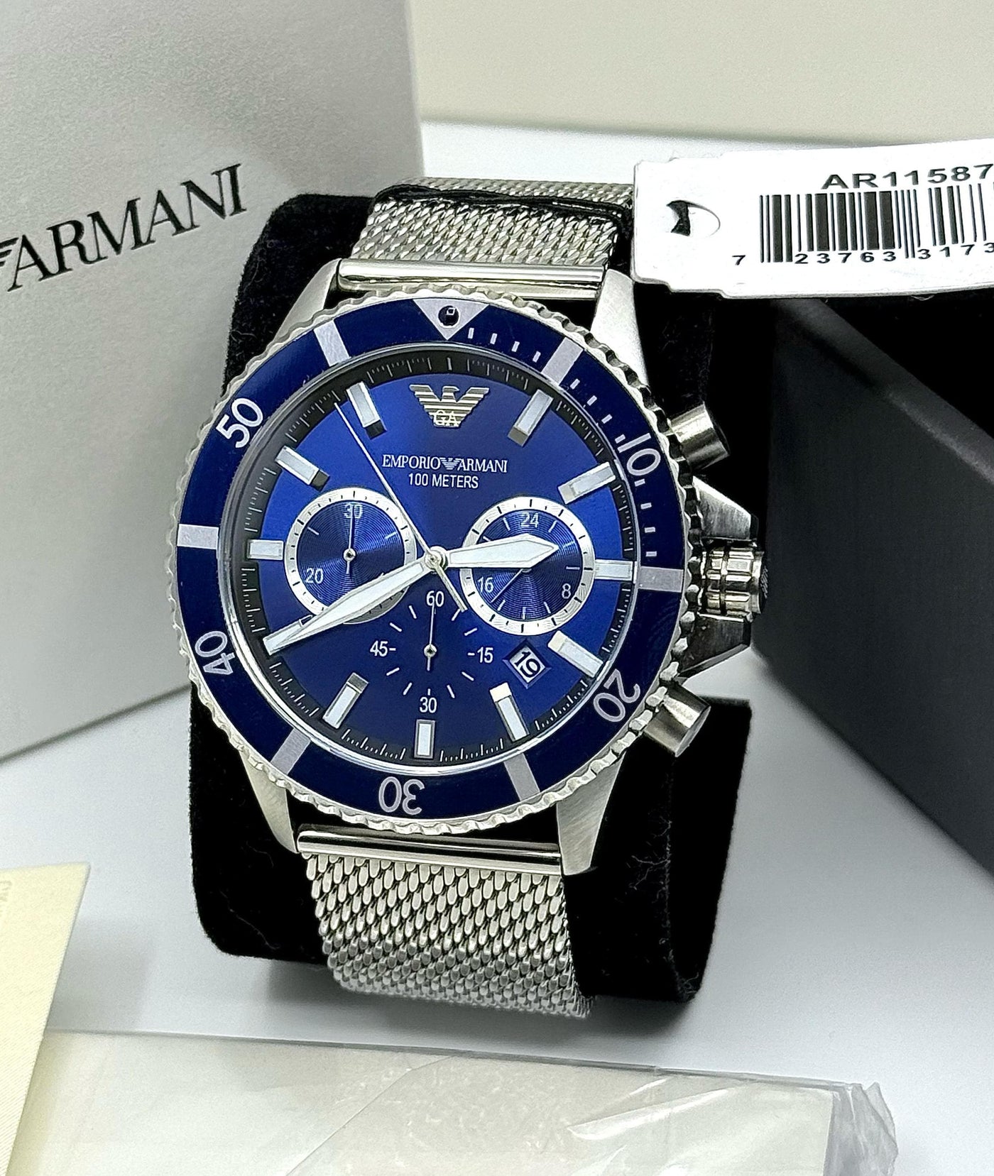 🔥 Emporio Armani Dive-Inspired Sport Men’s Stainless Steel Quartz Watch