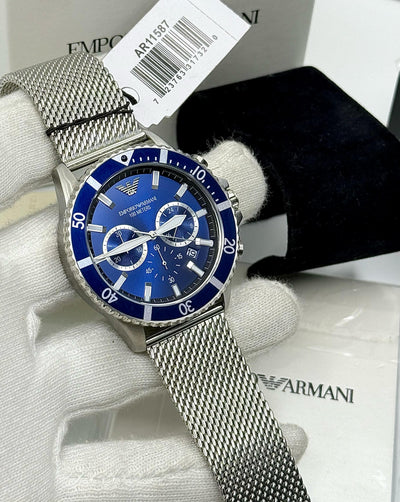 🔥 Emporio Armani Dive-Inspired Sport Men’s Stainless Steel Quartz Watch