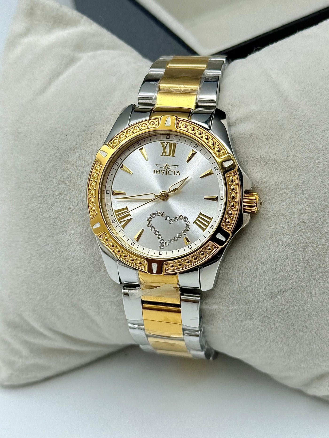 💛✨ INVICTA ANGEL LADY &nbsp;Two Tone Stainless Steel Bracelet Watch for Women