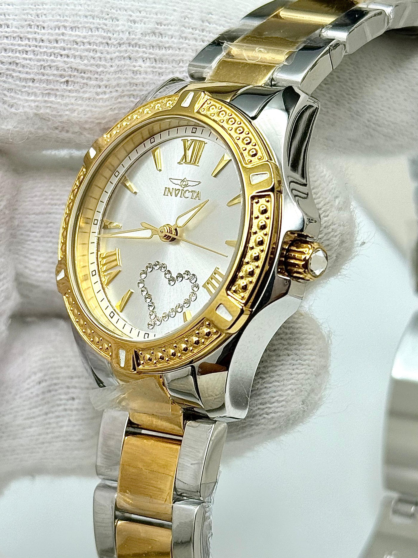 💛✨ INVICTA ANGEL LADY &nbsp;Two Tone Stainless Steel Bracelet Watch for Women