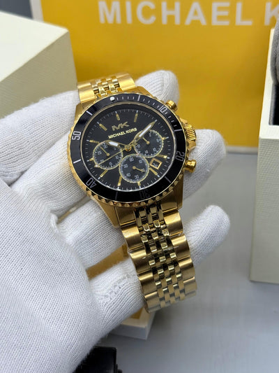 🟧⬛MICHAEL KORS Bayville Series Chronograph Quartz Watch for Men