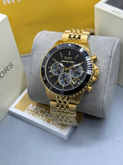 🟧⬛MICHAEL KORS Bayville Series Chronograph Quartz Watch for Men