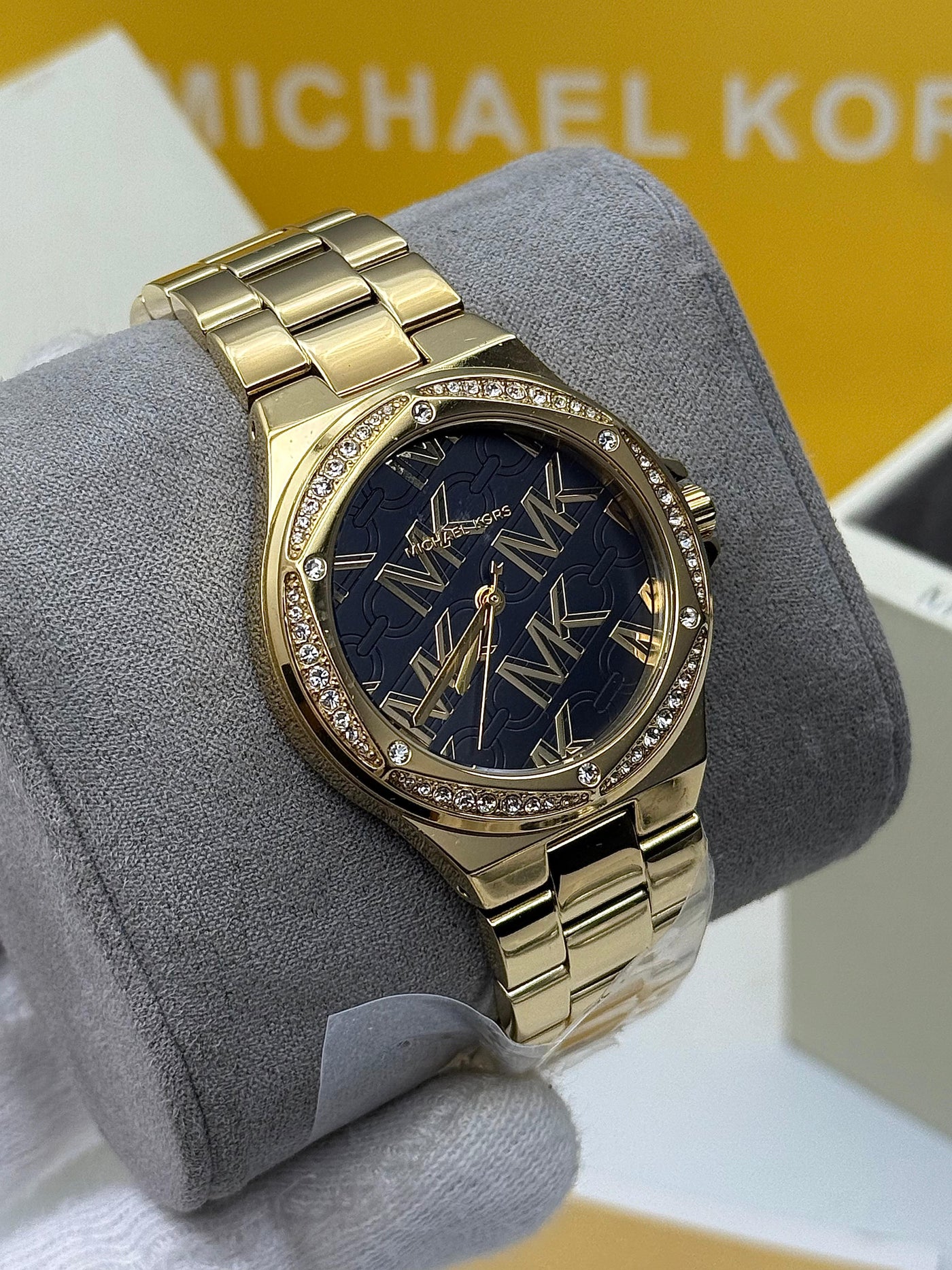 💛🖤Michael Kors Lennox Women's Stainless Steel Quartz Watch