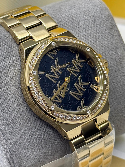 💛🖤Michael Kors Lennox Women's Stainless Steel Quartz Watch
