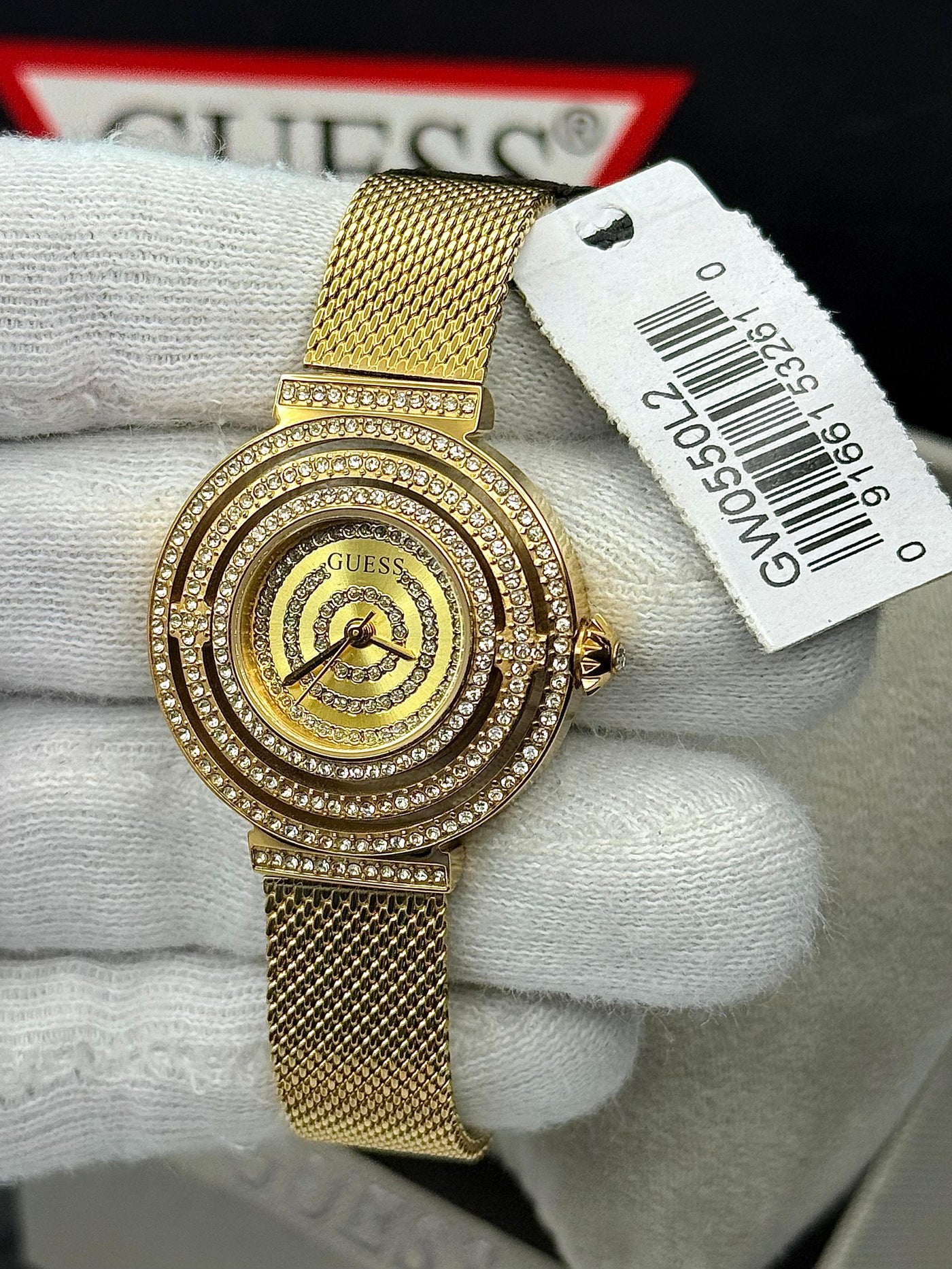 💛✨ GUESS Ladies Gold Tone Analog Watch