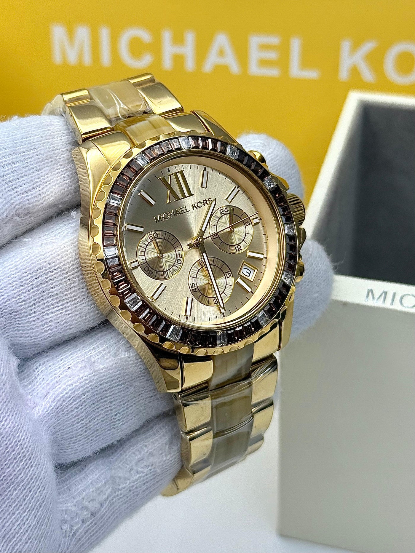 Michael Kors Women’s Quartz Gold Tone Stainless Steel Watch