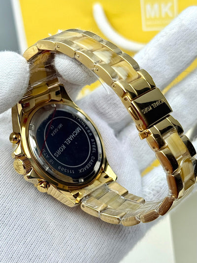 Michael Kors Women’s Quartz Gold Tone Stainless Steel Watch