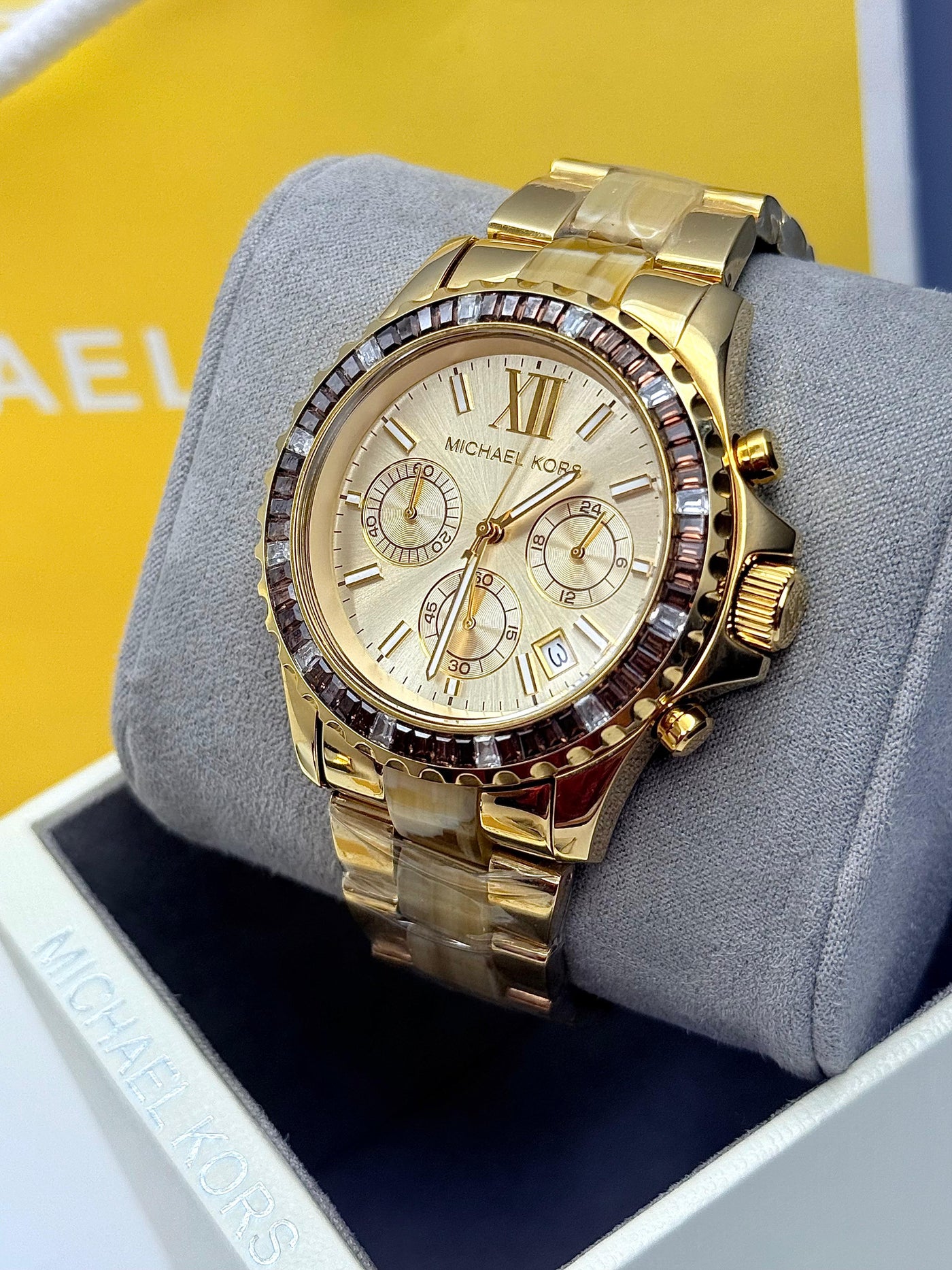 Michael Kors Women’s Quartz Gold Tone Stainless Steel Watch