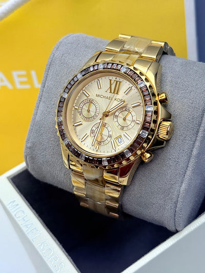 Michael Kors Women’s Quartz Gold Tone Stainless Steel Watch