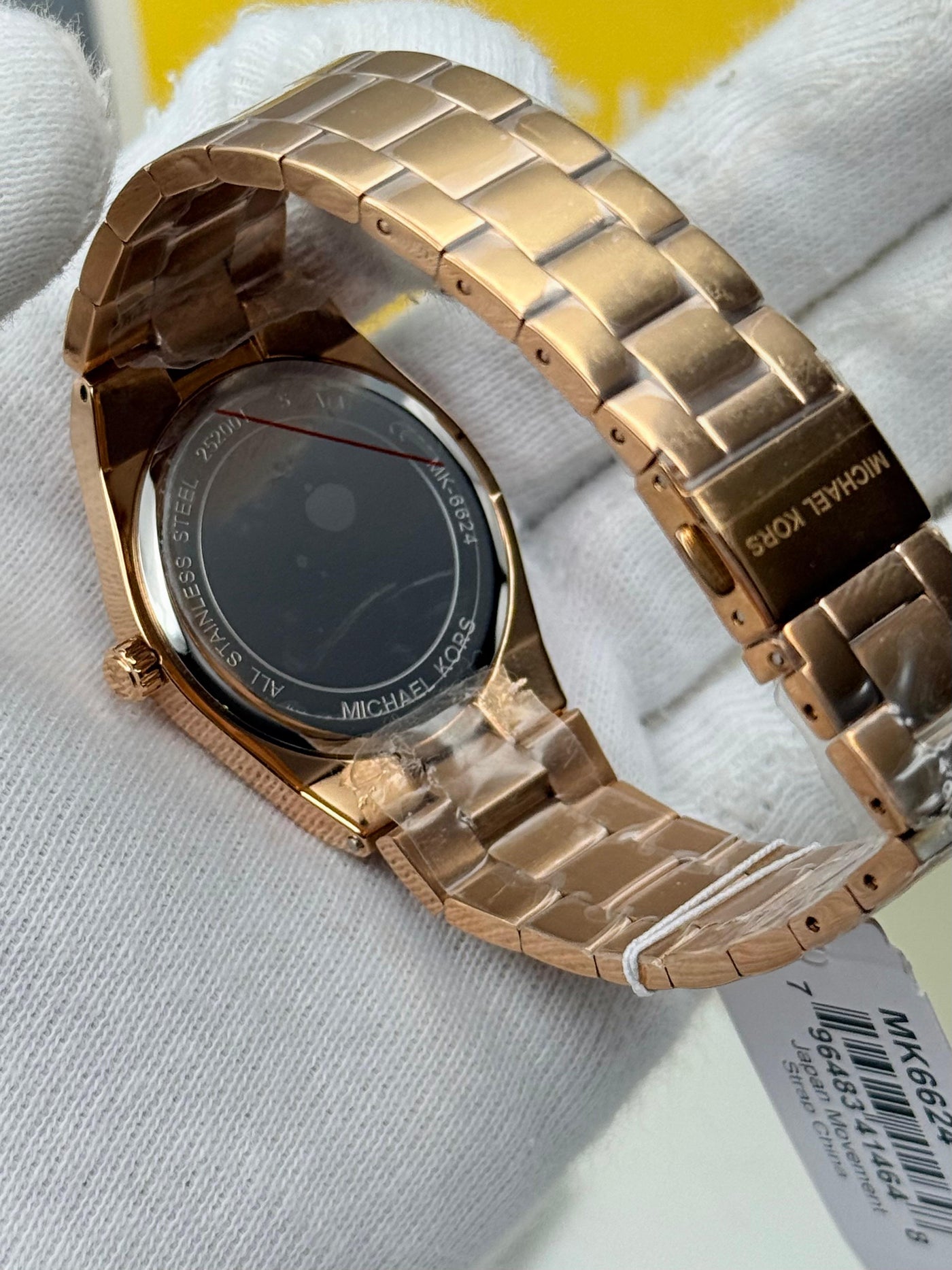 Michael Kors Women’s Quartz Stainless Steel Rose Gold Dial Watch