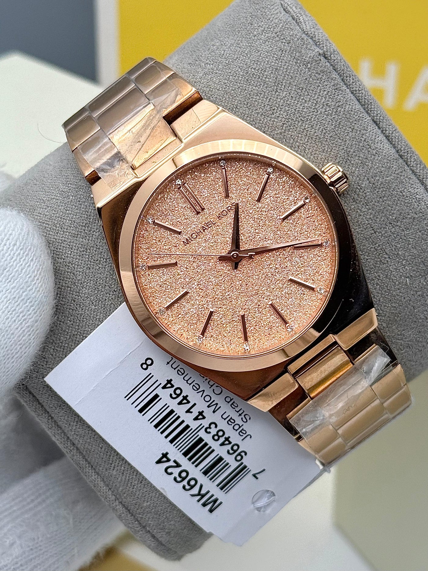 Michael Kors Women’s Quartz Stainless Steel Rose Gold Dial Watch
