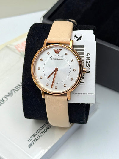 🔥 Emporio Armani Rose Gold Analog Multi-Color Dial Women's Watch