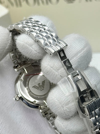 🩶 Emporio Armani Women's Stainless Steel Two-Hand Dress Watch