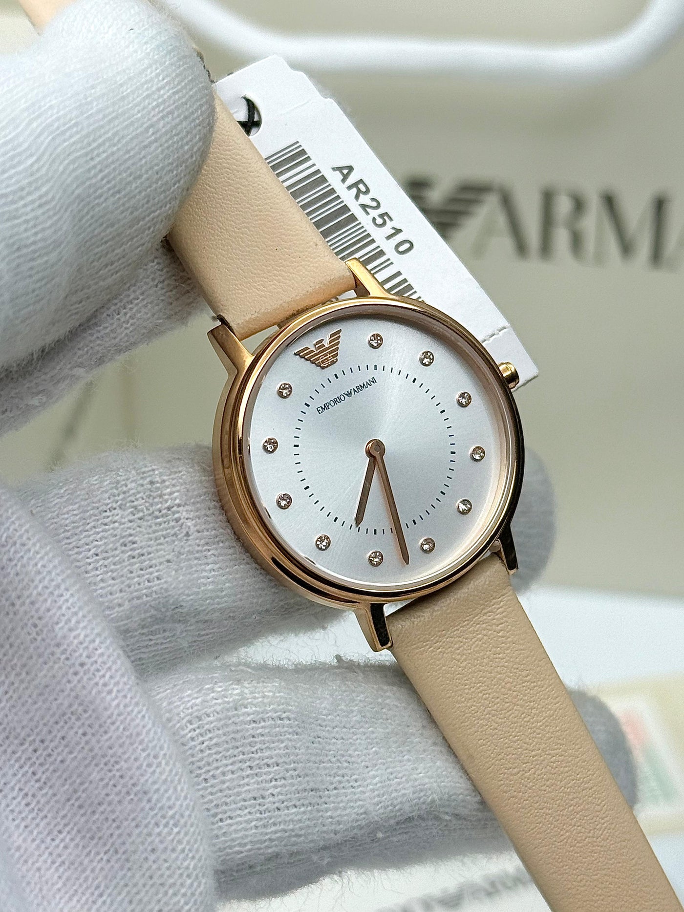 🔥 Emporio Armani Rose Gold Analog Multi-Color Dial Women's Watch