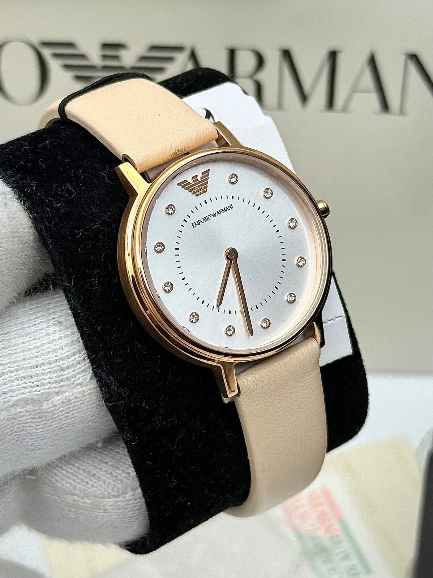 🔥 Emporio Armani Rose Gold Analog Multi-Color Dial Women's Watch